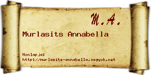 Murlasits Annabella névjegykártya